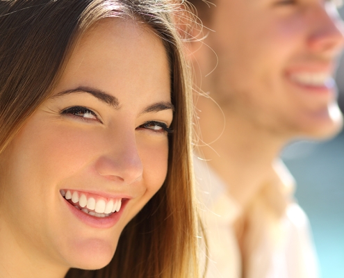 A Woman Smiling